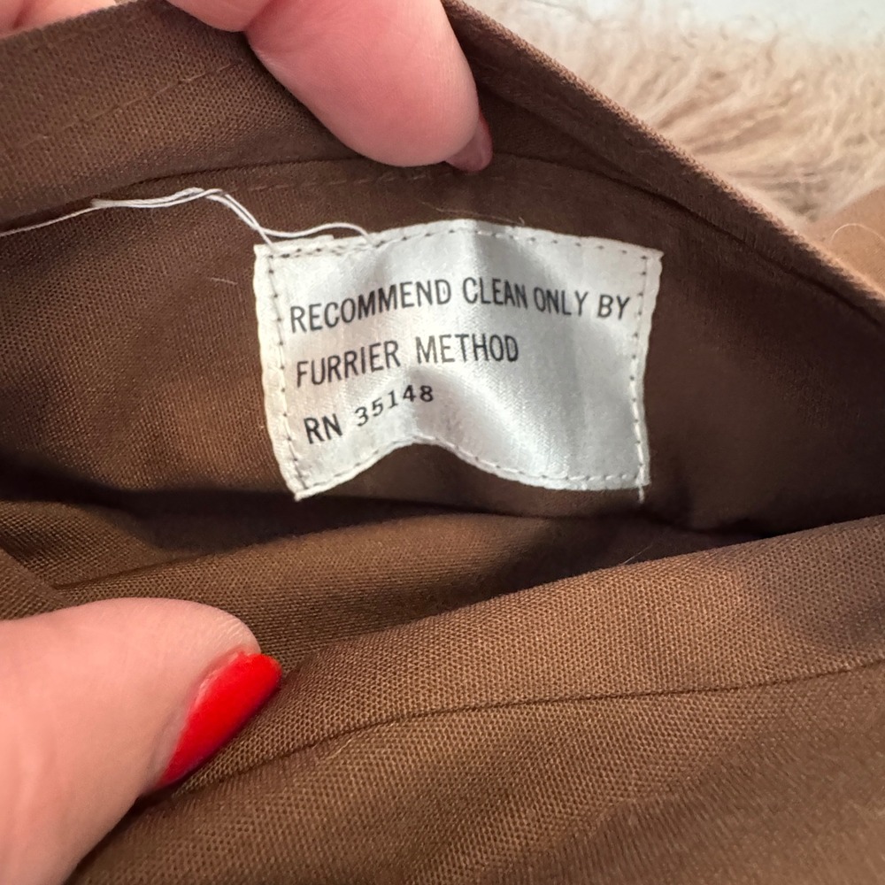 Vtg Mongolian Lamb Fur Convertible Vest Jacket Reversible Penny Lane Luxe Glam M - Picture 6 of 16
